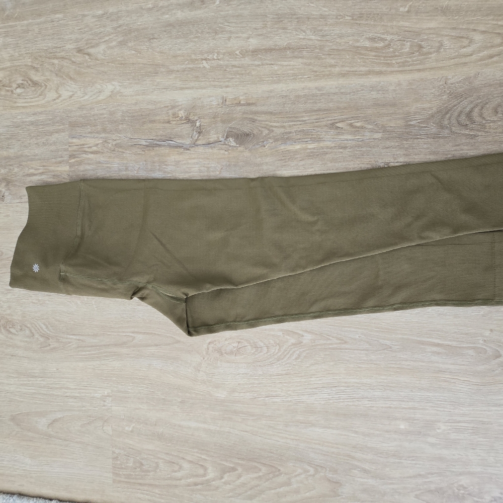 Athleta high rise Ribbed leggings